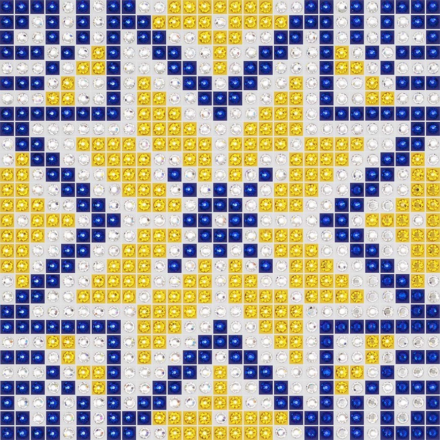 Azulejos 1 - crystal art by Julia Roshkow