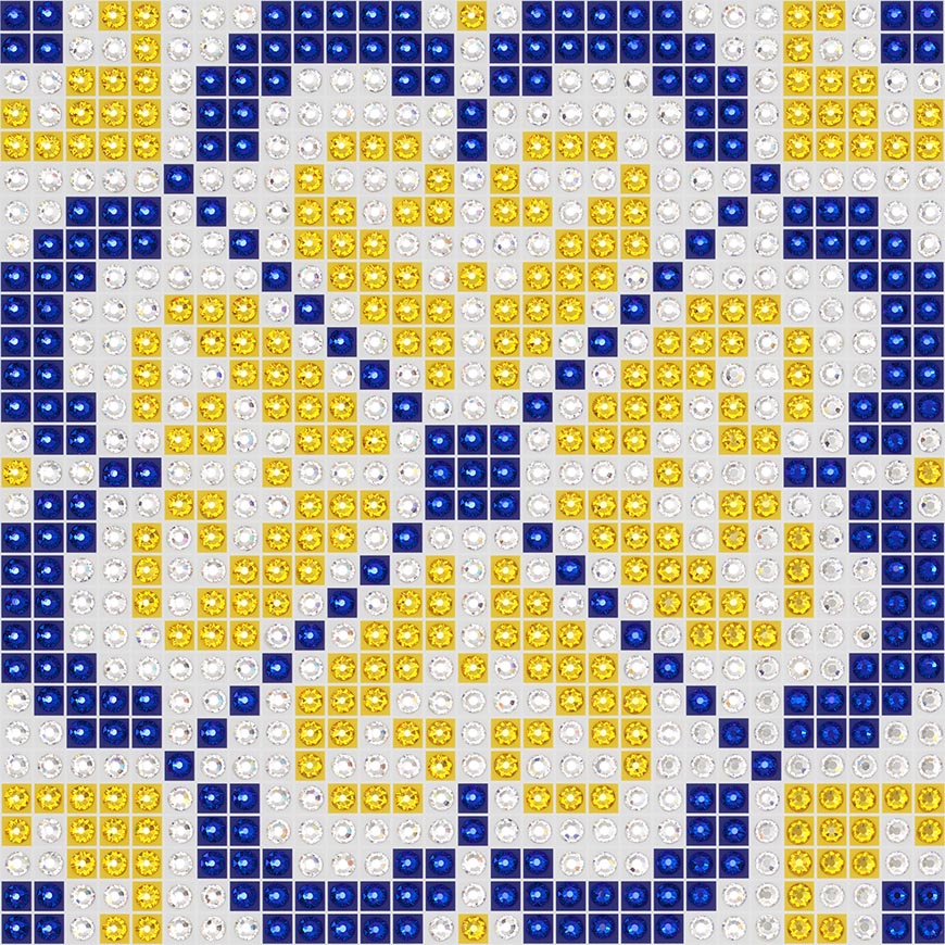 Azulejos 2 - crystal art by Julia Roshkow